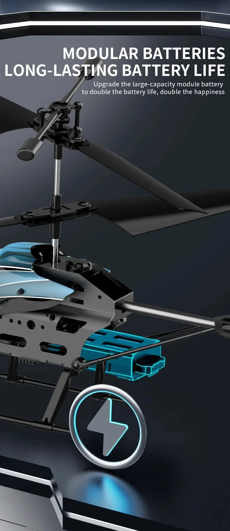 2.4G 4CH DWI H10 RC Helicopter (LED Lights, Gyro Altitude Hold, Obstacle Avoidance) - view 17
