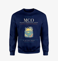 Thumbnail for Orlando International Airport MCO Sweatshirt - Navy Blue