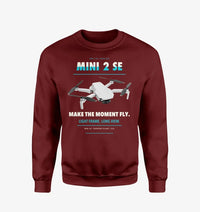 Thumbnail for DJI Mini 2 SE design on wine red sweatshirt