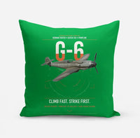 Thumbnail for Messerschmitt Bf 109G-6 design on green pillow