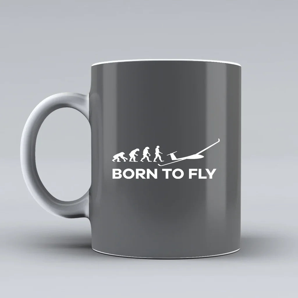 Customisable Born to Fly Mug - view 8