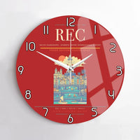 Thumbnail for Recife Guararapes (REC) design on red no frame wall clock