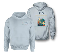 Thumbnail for Vincenzo Florio Airport Trapani-Birgi (TPS) design on light blue double-side hoodie