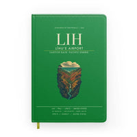 Thumbnail for Līhuʻe Airport (LIH) design on green notebook