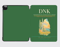 Thumbnail for Dnipropetrovsk International Airport (DNK) design on green ipad tablet case