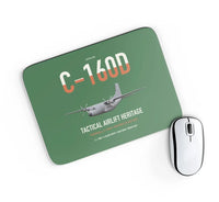Thumbnail for Transall C-160D design on green rectangle mouse pad