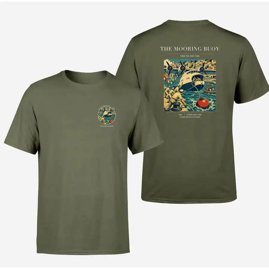 VINTAGE G4183 - The Mooring Buoy - Double-Side T-Shirt design on greenarmy double side t shirt
