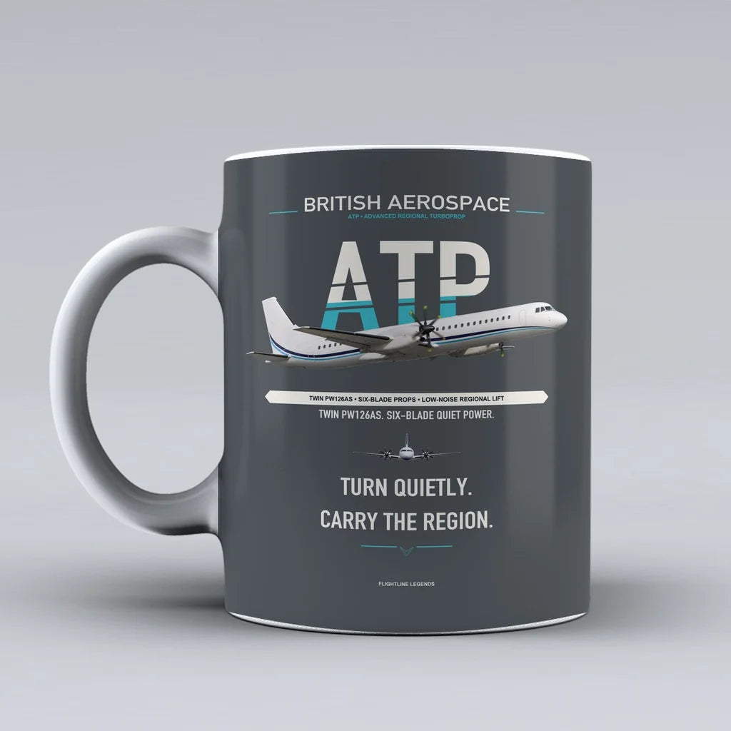 Aerospace ATP Mug design on gray british