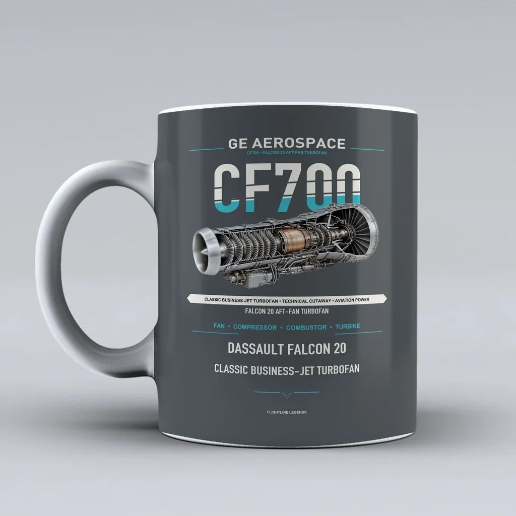 Mug design on gray cf700