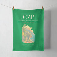 Thumbnail for Gazipasa-Alanya Airport (GZP) design on green towel