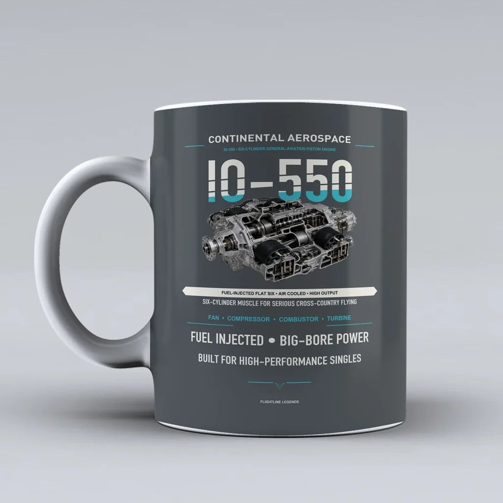 Mug design on gray io 550