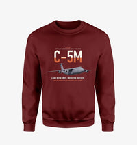 Thumbnail for C-5M Super Galaxy design on wine red sweatshirt