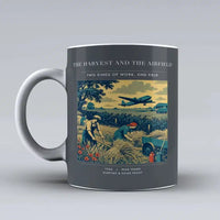 Thumbnail for VINTAGE G4510 - The Harvest And The Airfield - Ceramic Mug design on gray