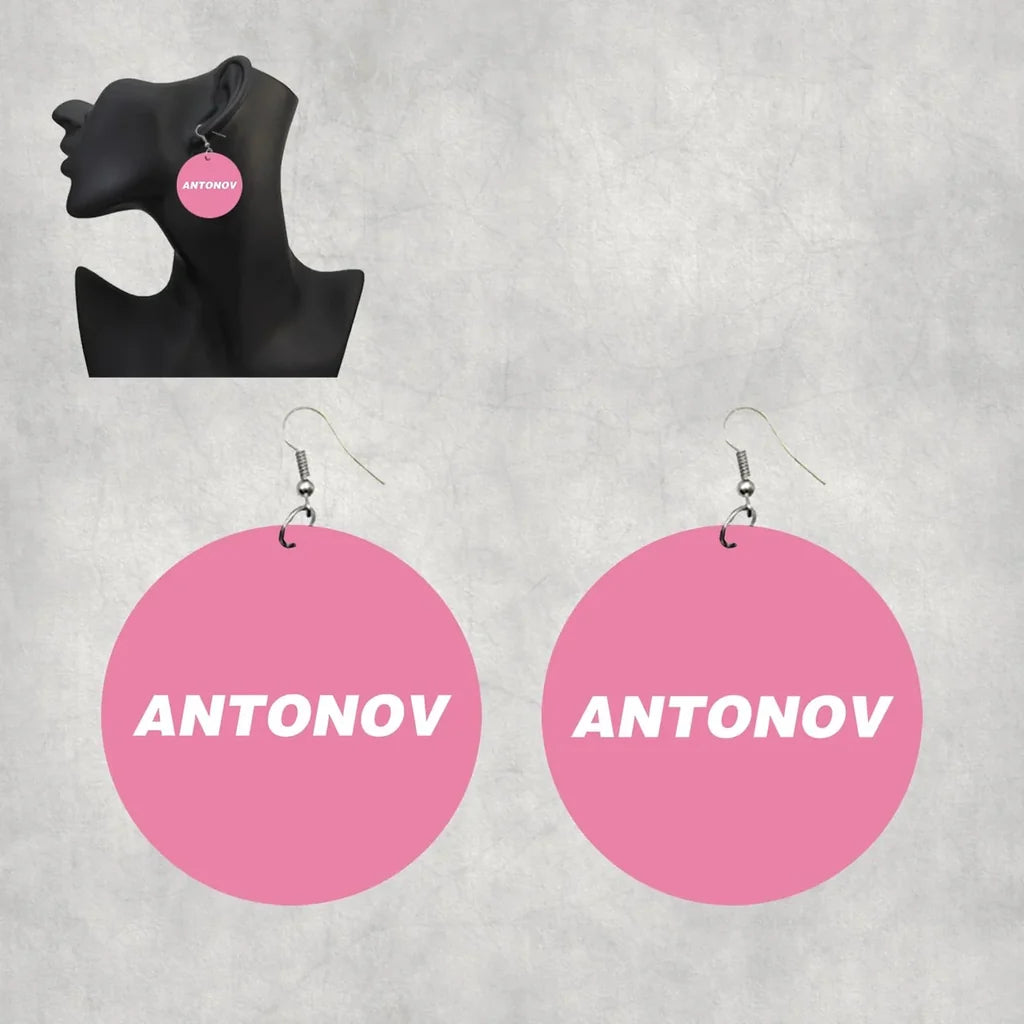 Antonov & Text Earrings - view 8