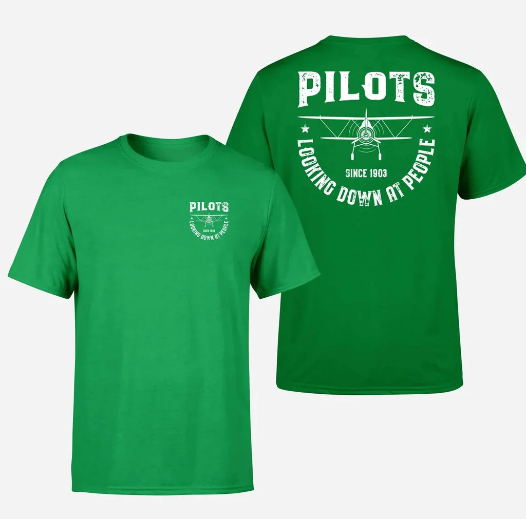 Customisable Pilots Looking Down at People T-Shirt - view 8