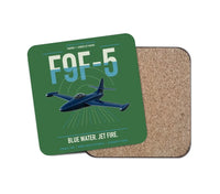 Thumbnail for F9F-5 Panther design on green 1 piece coaster