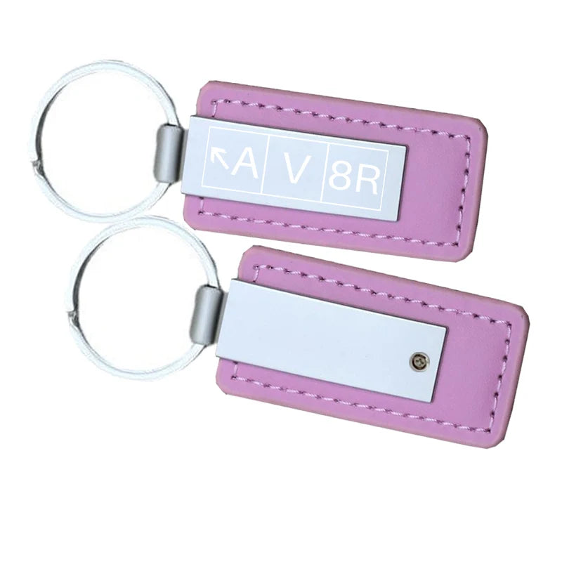 Customisable AV8R Faux Leather Key Chain - view 8