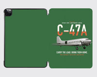 Thumbnail for C-47A Skytrain design on green ipad tablet case