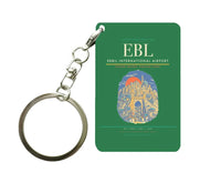 Thumbnail for Erbil International Airport EBL Key Chain design on green key chain