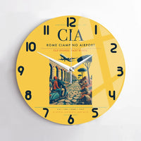 Thumbnail for Rome Ciampino Airport CIA Wall-Clock No-Frame - Yellow