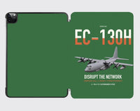 Thumbnail for EC-130H Compass Call design on green ipad tablet case