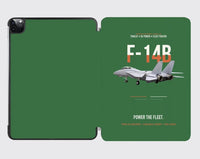 Thumbnail for F-14B Tomcat Power The Fleet design on green ipad tablet case