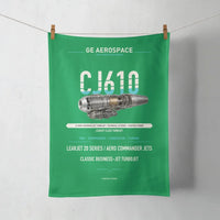 Thumbnail for CJ610 design on green towel