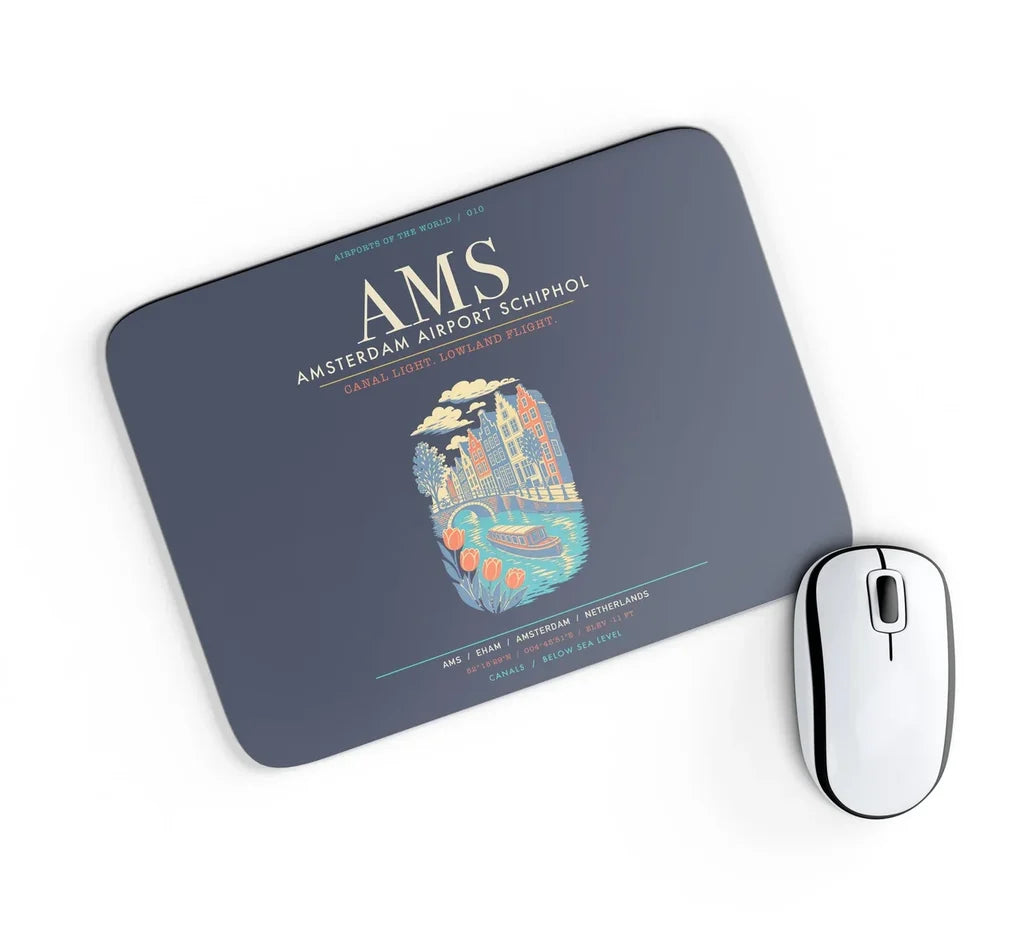 Amsterdam Airport Schiphol AMS - Navy Blue