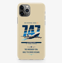 Thumbnail for Boeing 747-200B design on beige magsafe iphone case
