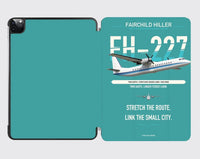 Thumbnail for Fairchild Hiller FH-227B design on turquoise ipad tablet case