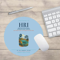 Thumbnail for Mattala Rajapaksa International Airport (HRI) design on light blue round mouse pad