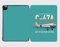 Thumbnail for C-47A Skytrain design on turquoise ipad tablet case