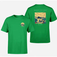 Thumbnail for VINTAGE G4517 - The Desert Landing Ground - Double-Side T-Shirt design on green double side t shirt