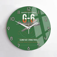 Thumbnail for Messerschmitt Bf 109G-6 design on green no frame wall clock