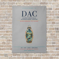 Thumbnail for Hazrat Shahjalal International Airport Dhaka DAC vertical canvas print - no frame - light gray background