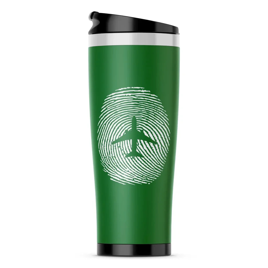 Aviation Finger Print Travel Mug - view 9