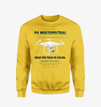 Thumbnail for DJI P4 Multispectral design on yellow sweatshirt