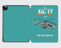 Thumbnail for Bell AH-1Z Viper design on turquoise ipad tablet case