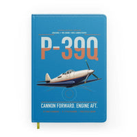Thumbnail for P-39Q Airacobra design on turquoise notebook