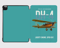Thumbnail for Airco DH-4 Liberty Plane design on turquoise ipad tablet case