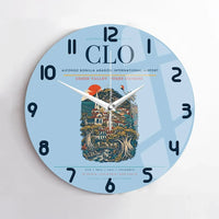 Thumbnail for Alfonso Bonilla Aragon International Airport CLO Wall-Clock No-Frame - Light Blue