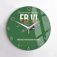 Thumbnail for de Havilland Mosquito FB VI design on green no frame wall clock