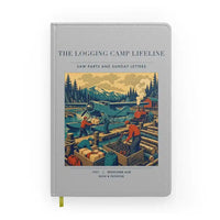Thumbnail for VINTAGE G4488 - The Logging Camp Lifeline - Designed Notebooks design on lightgray