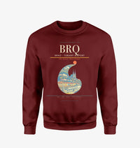 Thumbnail for Brno - Turany Airport BRQ Sweatshirt - Wine Red