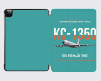Thumbnail for KC-135Q Blackbird Tanker design on turquoise ipad tablet case