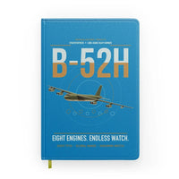 Thumbnail for B-52H Stratofortress design on turquoise notebook