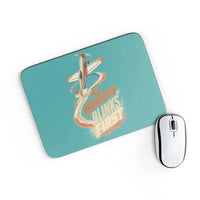Thumbnail for The Horizon Blinks First design on turquoise rectangle mouse pad