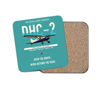 Thumbnail for DHC-2 Beaver Mk I design on turquoise 1 piece coaster