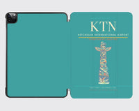 Thumbnail for Ketchikan International Airport (KTN) design on turquoise ipad tablet case