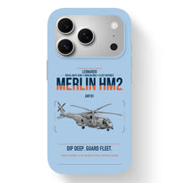 Thumbnail for Leonardo AW101 Merlin HM2 design on light blue magsafe iphone case, for iPhone 17 Pro